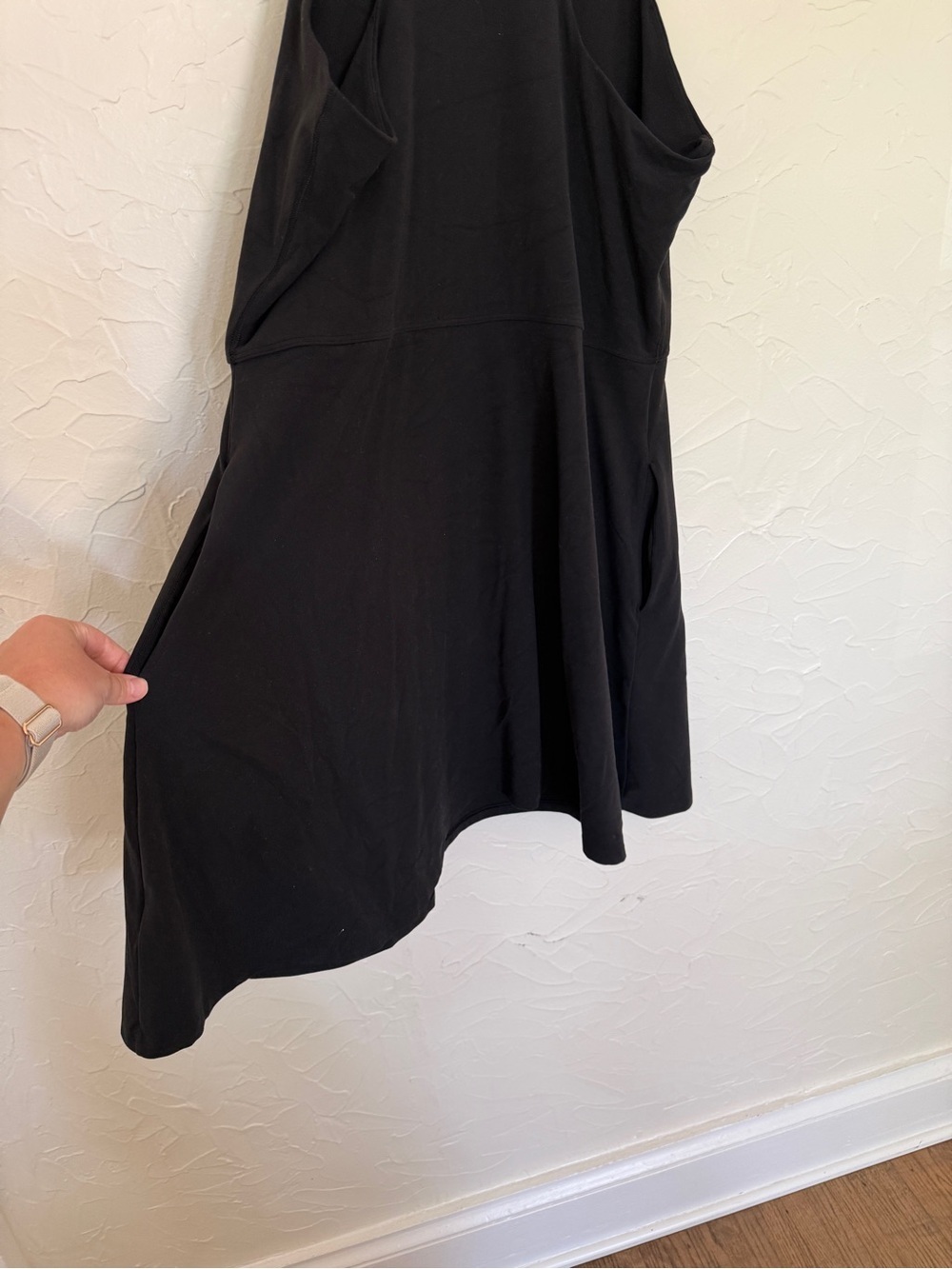 Athleta Conscious Dress Size XL Black Athletic Activewear Dress - Picture 5 of 7